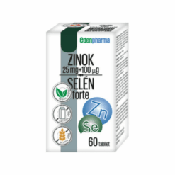 EDENPHARMA Zinok 25 mg + selén 100 µg forte 60 tabliet EDENPharma www.bohre.sk