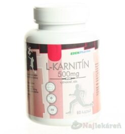 EDENPharma L-KARNITIN 500 mg, 60 cps EdenPharma www.bohre.sk