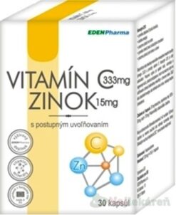 EDENPharma VITAMÍN C + ZINOK, 30 ks EdenPharma www.bohre.sk