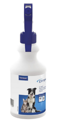 EFFIPRO 2,5 mg/ml spray proti kliešťom a blchám pre psy a mačky 500ml VIRBAC www.bohre.sk
