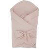 EKO Zavinovačka mušelínová s kokosovou vyberateľnou vložkou a mašľou Powder pink 75x75 cm EKO www.bohre.sk