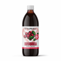EKOMEDICA SK Brusnica šťava 100% 500 ml EKOMEDICA SK www.bohre.sk
