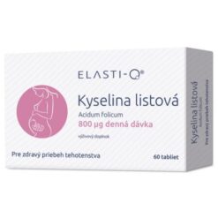 ELASTI-Q Kyselina listová 800 60 tabliet Elasti-Q www.bohre.sk