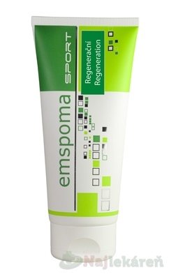 EMSPOMA Regeneračná - zelená masážna emulzia 200ml Emspoma www.bohre.sk