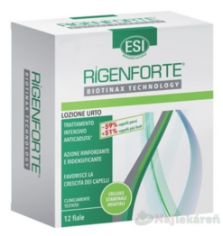 ESI RIGENFORTE Rast vlasov ampulky 12ks ESI s.p.a. www.bohre.sk
