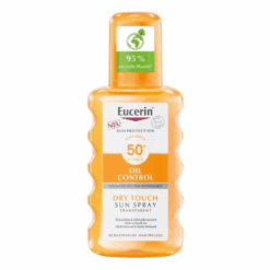 EUCERIN Sun oil control dry touch SPF50+ transparentný sprej na opaľovanie 200 ml EUCERIN www.bohre.sk