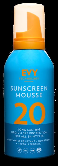 EVY Sunscreen Mousse SPF 20 opaľovacia pena 150ml EVY Technology www.bohre.sk