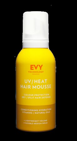 EVY UV/Heat Hair Mousse ochranná pena na vlasy pred UV 150ml EVY Technology www.bohre.sk