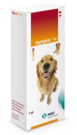 EXspot Spot-On pipeta proti kliešťom a blchám pre psy 1ml EXspot www.bohre.sk