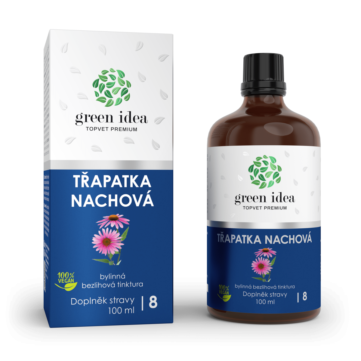 Echinacea - bezliehová tinktúra 100 ml - Green idea Green idea www.bohre.sk