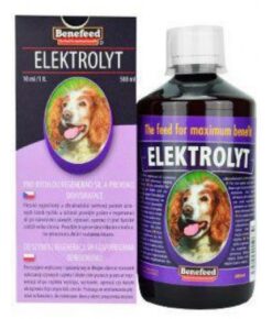 Elektrolyt pre psy na rýchlu regeneráciu organizmu a prevenciu dehydratácie 500ml BENEFEED www.bohre.sk
