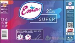 Ema Super vložky inkontinenčné, pre ženy 20ks Ema www.bohre.sk