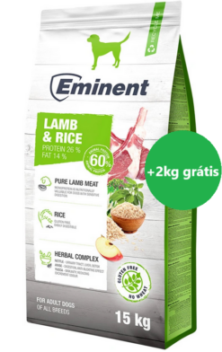 Eminent Dog Lamb & Rice hypoalergénne granule pre psy 15 + 2 kg Eminent www.bohre.sk