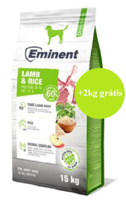 Eminent Dog Puppy Lamb & Rice granule s jahňacím mäsom pre šteniatka 15+2kg Eminent www.bohre.sk