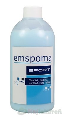 Emspoma Chladivá modrá "M" masážna emulzia 500 ml Emspoma www.bohre.sk