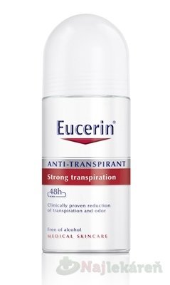 Eucerin Guličkový antiperspirant 50ml Eucerin www.bohre.sk
