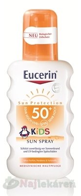 Eucerin SUN SENSITIVE PROTECT SPF 50+ detský sprej 200ml Eucerin www.bohre.sk