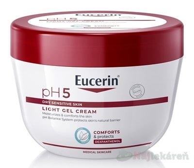 Eucerin pH5 Ľahký gél-krém pre suchú a citlivú pokožku 350 ml Eucerin www.bohre.sk