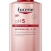 Eucerin pH5 Sprchový gél & olej pre suchú citlivú pokožku 400 ml Eucerin www.bohre.sk