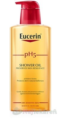 Eucerin pH5 Sprchový olej na citlivú pokožku 400ml Eucerin www.bohre.sk