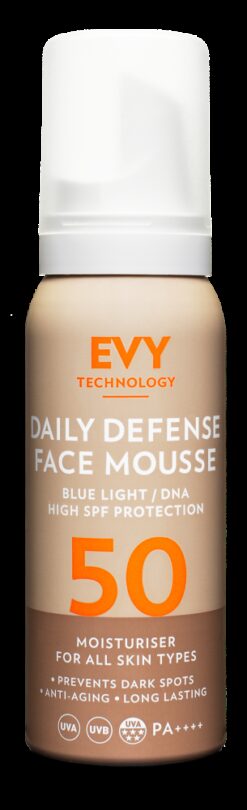Evy Daily Defense Face Mousse SPF50 75 ml EVY Technology www.bohre.sk