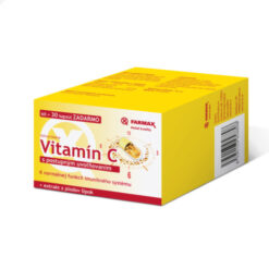 FARMAX Vitamín C s pozvoľným uvoľňovaním 500 mg 60 + 30 tabliet ZADARMO FARMAX www.bohre.sk