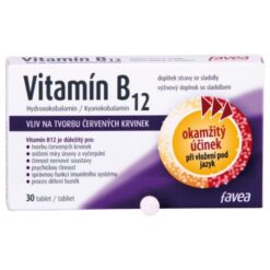 FAVEA Vitamín B12 30 tabliet Favea www.bohre.sk