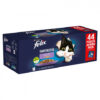 FELIX Fantastic cat Multipack hovädzie & kura & losos & tuniak želé kapsička pre mačky 44x85 g Félix www.bohre.sk
