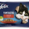FELIX Fantastic cat Multipack hovädzie&kura v želé kapsičky pre mačky 4x85g Félix www.bohre.sk
