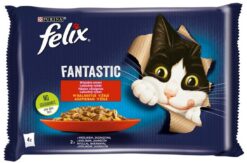 FELIX Fantastic cat Multipack králik&jahňa v želé kapsičky pre mačky 4x85g Félix www.bohre.sk