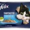 FELIX Fantastic cat Multipack losos&platesa v želé kapsičky pre mačky 4x85g Félix www.bohre.sk