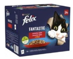 FELIX Fantastic cat hovädzie v želé kapsičky pre mačky 26x85g Félix www.bohre.sk