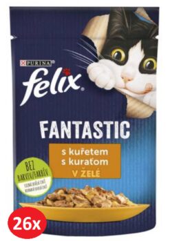 FELIX Fantastic cat junior kura v želé kapsičky pre psy 26x85g Félix www.bohre.sk