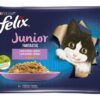 FELIX Fantastic pre mačky junior kura&losos kapsičky pre mačky 4x85g Félix www.bohre.sk