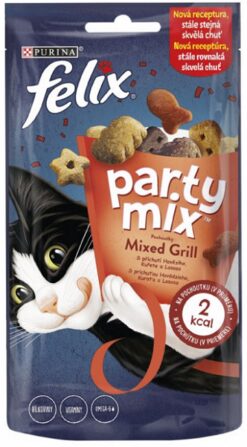 FELIX PARTY MIX kapsičky pre mačky Mixed grill 8x60g PURINA www.bohre.sk