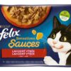 FELIX Sensations cat Multipack morka&jahňa kapsičky pre mačky 4x85g Félix www.bohre.sk