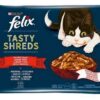 FELIX Tasty shreds cat Multipack hovädzie & kura v šťave kapsičky pre mačky 4x80g Félix www.bohre.sk