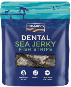 FISH4DOGS DENTAL SEA morská ryba prúžky 100 g FISH4DOGS www.bohre.sk