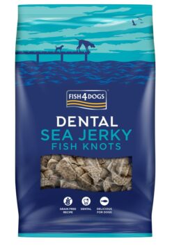 FISH4DOGS Dentálne maškrty pre psov morská ryba - uzlíky 500g FISH4DOGS www.bohre.sk