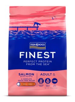 FISH4DOGS Granule veľké pre dospelých psov Finest losos so zemiakmi 1,5kg, 1+ FISH4DOGS www.bohre.sk