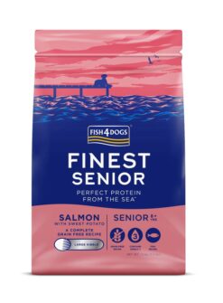 FISH4DOGS Granule veľké pre starších psov Finest losos so sladkými zemiakmi 1,5kg, 8+ FISH4DOGS www.bohre.sk