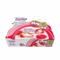 FORTINI Creamy fruit multi fibre príchuť červené ovocie 4 x 100 g Fortini www.bohre.sk