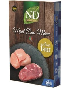 Farmina N&D cat NATURAL Meat Duo Menu konzervy pre mačky 6x70g Farmina www.bohre.sk