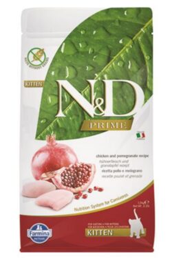 Farmina N&D cat PRIME (GF) kitten, chicken & pomegranate granule pre mačiatka 10kg Farmina www.bohre.sk