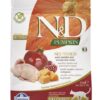 Farmina N&D cat PUMPKIN (GF) adult, neutered, quail & pomegranate granule pre mačky 0,3kg Farmina www.bohre.sk
