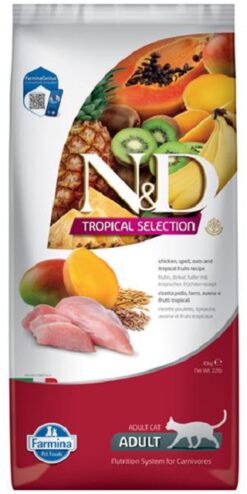 Farmina N&D cat TROPICAL SELECTION (AG) adult, chicken granule pre mačky 10kg Farmina www.bohre.sk