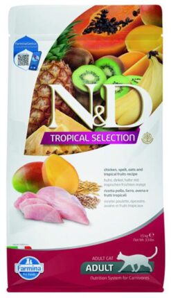 Farmina N&D cat TROPICAL SELECTION (AG) adult, chicken granule pre mačky 1,5kg Farmina www.bohre.sk