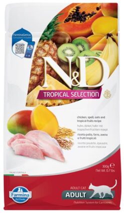 Farmina N&D cat TROPICAL SELECTION (AG) adult, chicken granule pre mačky 300g Farmina www.bohre.sk