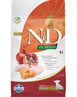 Farmina N&D dog PUMPKIN (GF) puppy mini, chicken & pomegranate 0,8kg Farmina www.bohre.sk