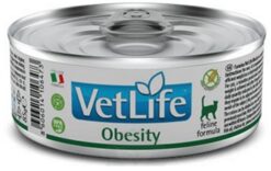 Farmina Vet Life cat obesity konzerva pre mačky 85g Farmina www.bohre.sk